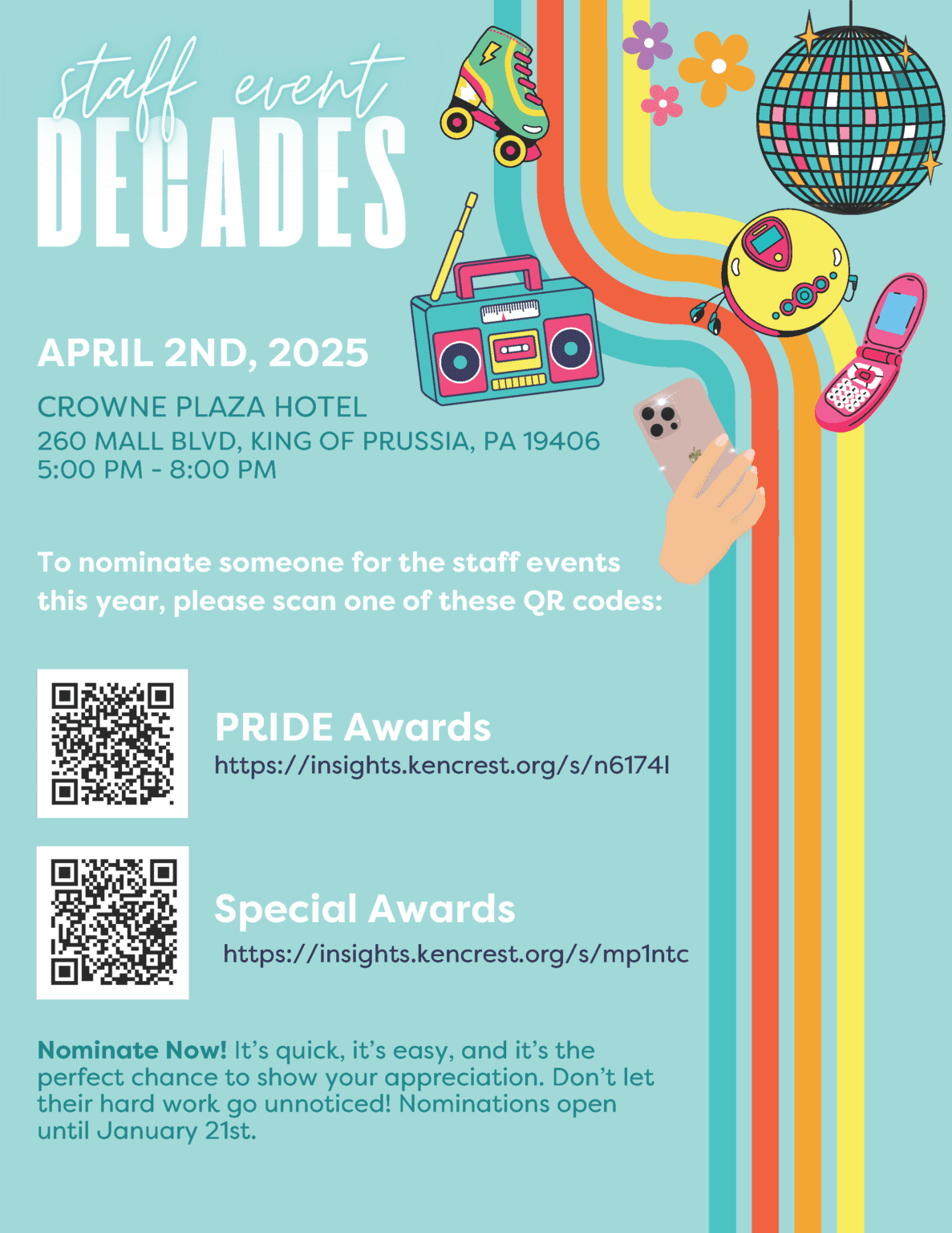 Annually KenCrest celebrates its team members and recognizes employees who go above and beyond in their work, commitment to their teams, and those they support. Below are the nomination links to submit an award as well as all of the descriptions of each of KenCrest's various leadership awards.